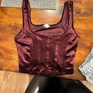Maroon tank